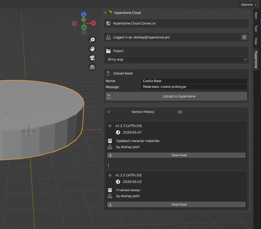 Blender Integration